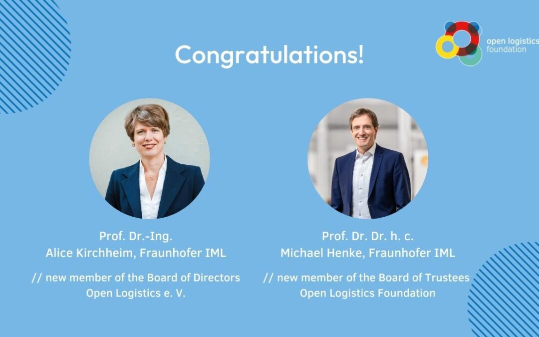 Michael Henke and Alice Kirchheim new members of the Board of Trustees and Board of Directors of the Open Logistics Foundation